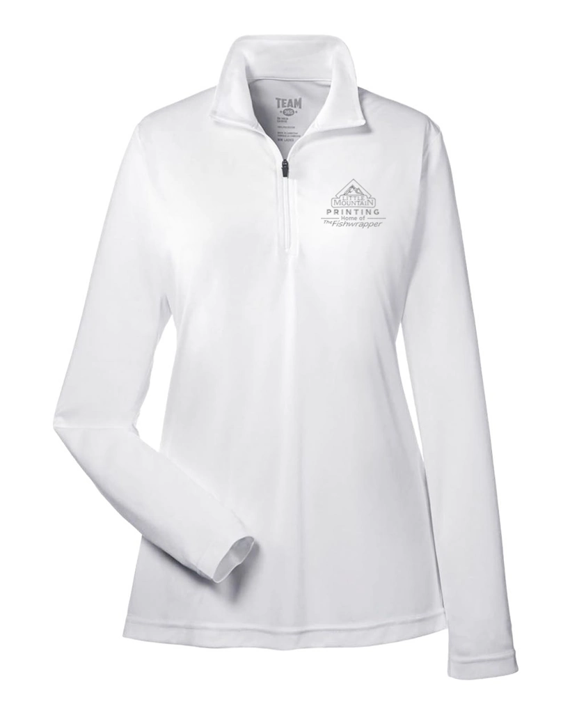 Variant Image for TT31W - Team 365 Women's Zone Performance Quarter-Zip Pullover - LMP - 1 Color - Tone on Tone - Website Little Mountain Printing