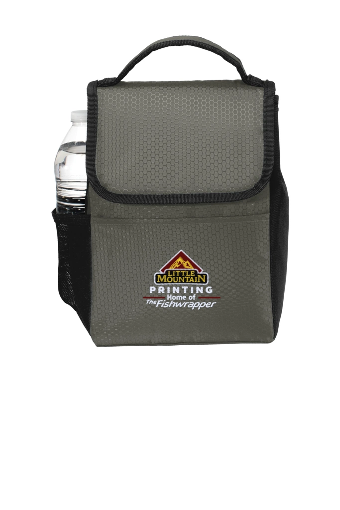 Variant Image for BG500 - Port Authority® Lunch Bag Cooler - LMP - 3-Color White - Website Little Mountain Printing