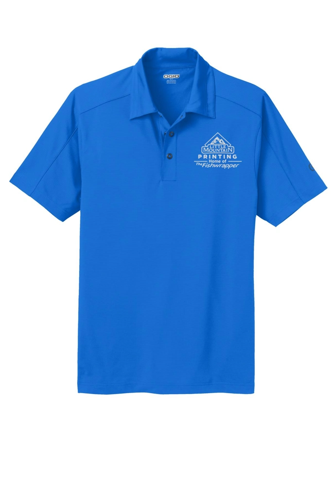 Variant Image for OG1030 - OGIO® Linear Polo - LMP - 1 Color - White - Website Little Mountain Printing