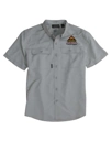 Variant Image for 4445 - DRI DUCK Men's Crossroad Woven Short Sleeve Shirt - LMP - 3-Color Black - Website Little Mountain Printing