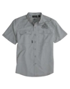 Variant Image for 4445 - DRI DUCK Men's Crossroad Woven Short Sleeve Shirt - LMP - 1 Color - Black - Website Little Mountain Printing