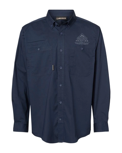 Variant Image for 4450T - DRI DUCK Men's Craftsman Woven Shirt - LMP - 1 Color - Tone on Tone - Website Little Mountain Printing