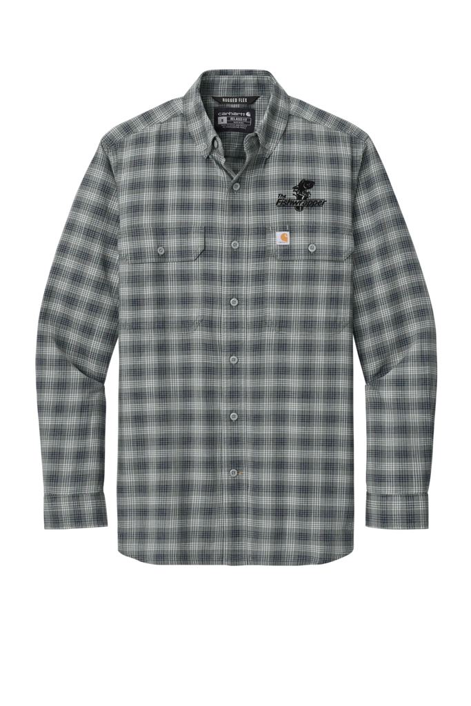 Variant Image for CT107109 - Carhartt® Rugged Flex® Plaid Long Sleeve Shirt - FW - 1 Color Black - Website Little Mountain Printing