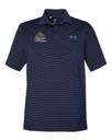 Variant Image for 1377376 - Under Armour Men's 3.0 Striped Perf Polo - LMP - 3-Color White - Website Little Mountain Printing