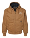 Variant Image for 5020 - DRI DUCK Men's Cheyenne Boulder Cloth™ Hooded Jacket with Tricot Quilt Lining - LMP - 1 Color - White - Website Little Mountain Printing
