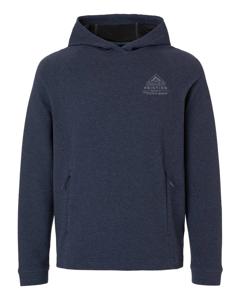 Variant Image for NE729 - North End Men's Spirit Textured Hooded Pullover - LMP - 1 Color - Tone on Tone - Website Little Mountain Printing