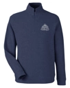Variant Image for NE725 - North End Men's Spirit Textured Quarter-Zip Pullover  - LMP - 1 Color - White - Website Little Mountain Printing