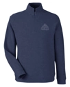 Variant Image for NE725 - North End Men's Spirit Textured Quarter-Zip Pullover  - LMP - 1 Color - Tone on Tone - Website Little Mountain Printing