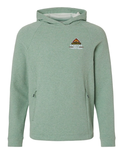 Variant Image for NE729 - North End Men's Spirit Textured Hooded Pullover - LMP - 3-Color White - Website Little Mountain Printing