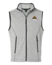 Variant Image for NE731 - North End Men's Jasper Jacquard Fleece Vest - LMP - 3-Color White - Website Little Mountain Printing