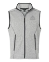 Variant Image for NE731 - North End Men's Jasper Jacquard Fleece Vest - LMP - 1 Color - Tone on Tone - Website Little Mountain Printing
