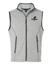 Variant Image for NE731 - North End Men's Jasper Jacquard Fleece Vest - FW - 1 Color Black - Website Little Mountain Printing