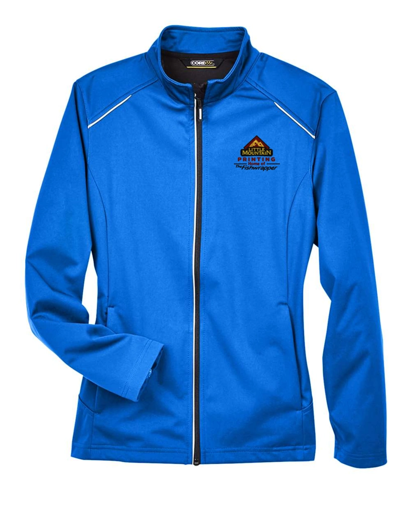 Variant Image for CE708W - CORE365 Women's Techno Lite Three-Layer Knit Tech-Shell - LMP - 3-Color Black - Website Little Mountain Printing