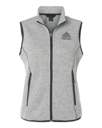 Variant Image for NE731W - North End Women's Jasper Jacquard Fleece Vest - LMP - 1 Color - Black - Website Little Mountain Printing