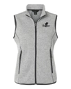 Variant Image for NE731W - North End Women's Jasper Jacquard Fleece Vest - FW - 1 Color Black - Website Little Mountain Printing