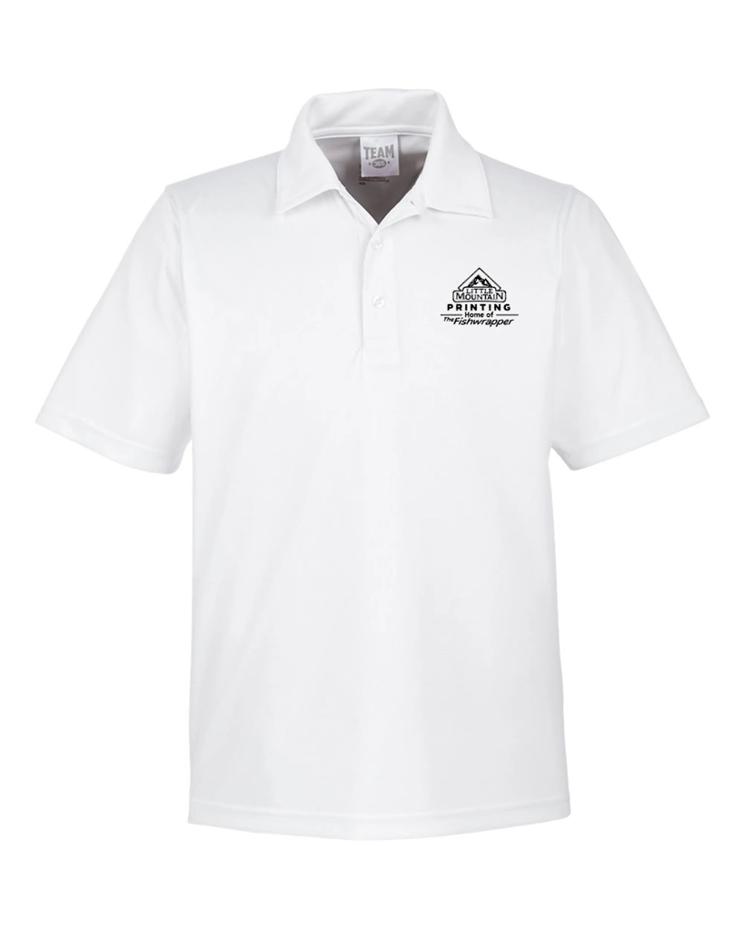 Variant Image for TT51 - Team 365 Men's Zone Performance Polo - LMP - 1 Color - Black - Website Little Mountain Printing