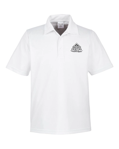 Variant Image for TT51 - Team 365 Men's Zone Performance Polo - LMP - 1 Color - Black - Website Little Mountain Printing