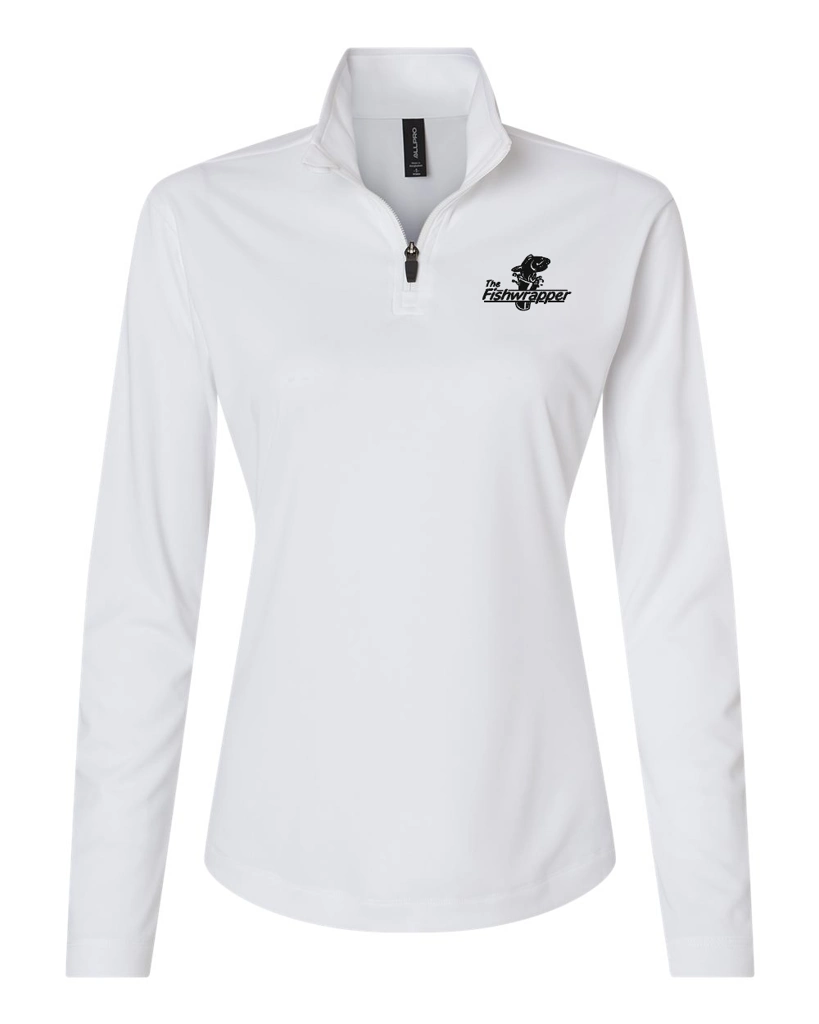 Variant Image for 41870L - AllPro Women's Pro-Lock Performance Quarter-Zip Pullover - FW - 1 Color Black - Website Little Mountain Printing