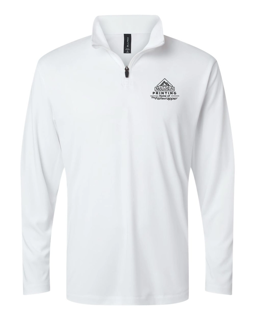 Variant Image for 41870 - AllPro Men's Pro-Lock Performance Quarter-Zip Pullover - LMP - 1 Color - Black - Website Little Mountain Printing