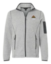 Variant Image for NE730 - North End Men's Jasper Full-Zip Fleece Jacket - LMP - 3-Color White - Website Little Mountain Printing