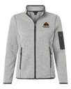 Variant Image for NE730W - North End Women's Jasper Full-Zip Fleece Jacket - LMP - 3-Color Black - Website Little Mountain Printing