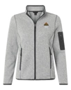 Variant Image for NE730W - North End Women's Jasper Full-Zip Fleece Jacket - LMP - 3-Color White - Website Little Mountain Printing