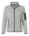 Variant Image for NE730W - North End Women's Jasper Full-Zip Fleece Jacket - LMP - 1 Color - Tone on Tone - Website Little Mountain Printing