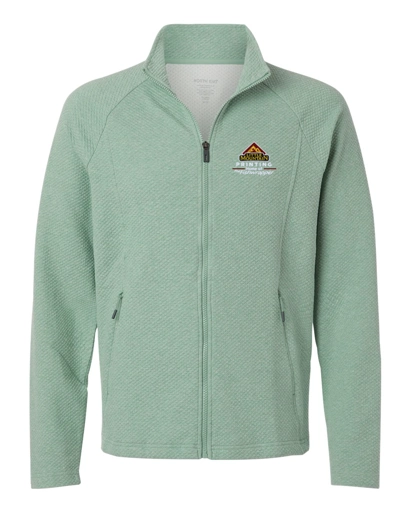 Variant Image for NE727 - North End Men's Spirit Textured Full-Zip - LMP - 3-Color White - Website Little Mountain Printing