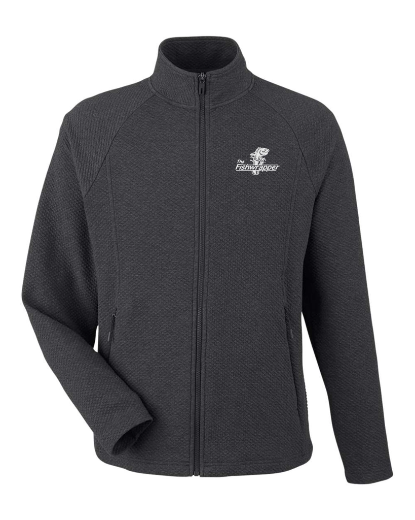 Variant Image for NE727 - North End Men's Spirit Textured Full-Zip - FW - 1 Color White - Website Little Mountain Printing