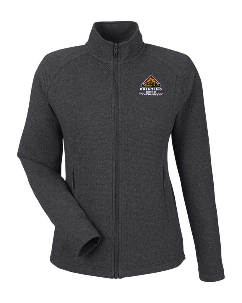 Variant Image for NE727W - North End Women's Spirit Textured Full-Zip - LMP - 3-Color White - Website Little Mountain Printing