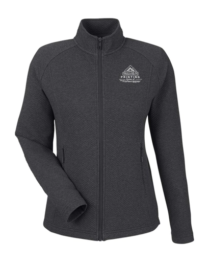 Variant Image for NE727W - North End Women's Spirit Textured Full-Zip - LMP - 1 Color - White - Website Little Mountain Printing