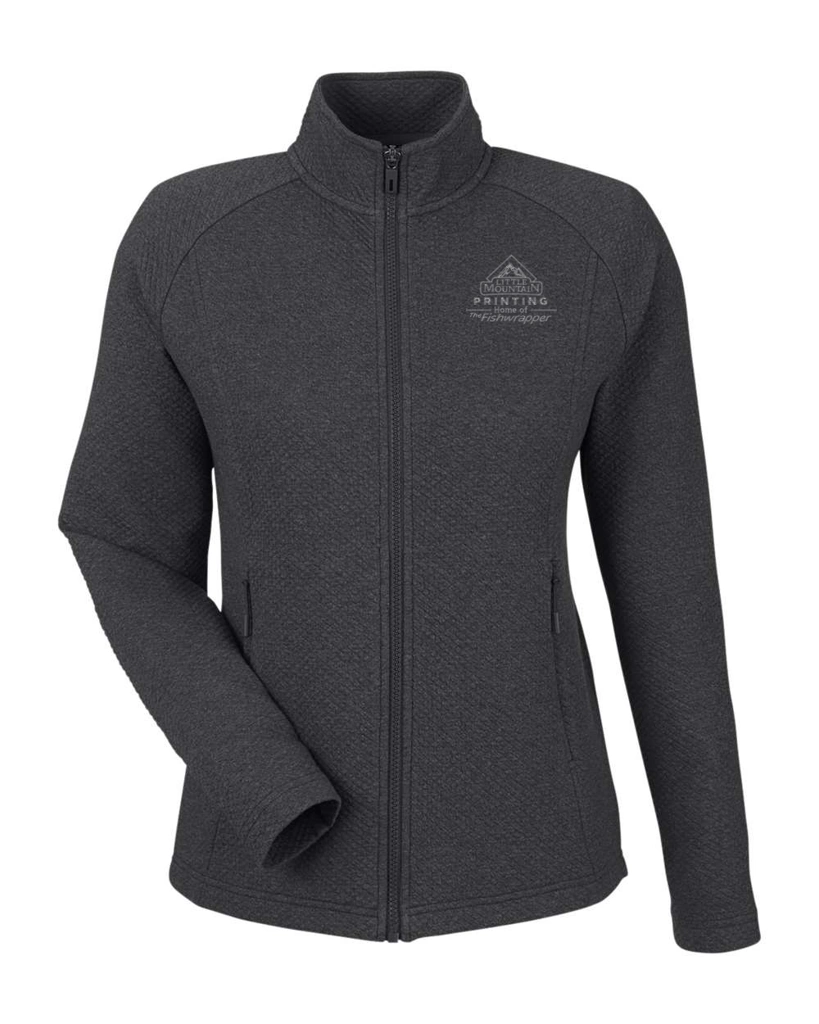 Variant Image for NE727W - North End Women's Spirit Textured Full-Zip - LMP - 1 Color - Tone on Tone - Website Little Mountain Printing