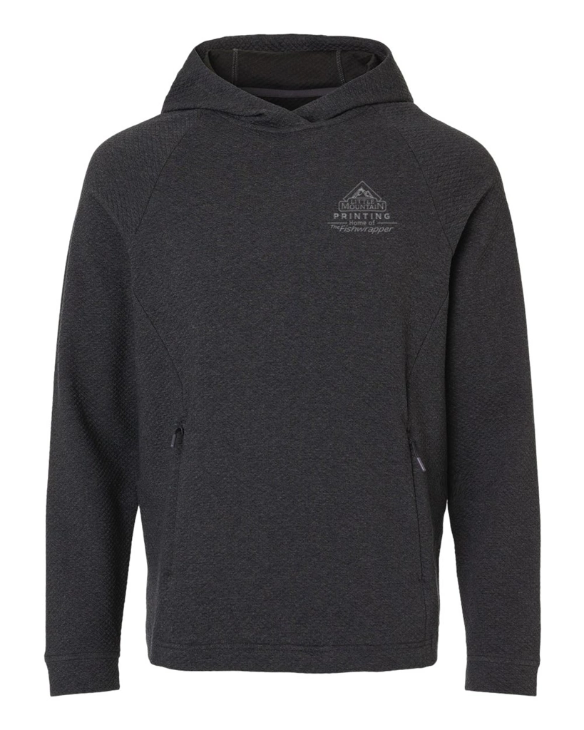 Variant Image for NE729 - North End Men's Spirit Textured Hooded Pullover - LMP - 1 Color - Tone on Tone - Website Little Mountain Printing
