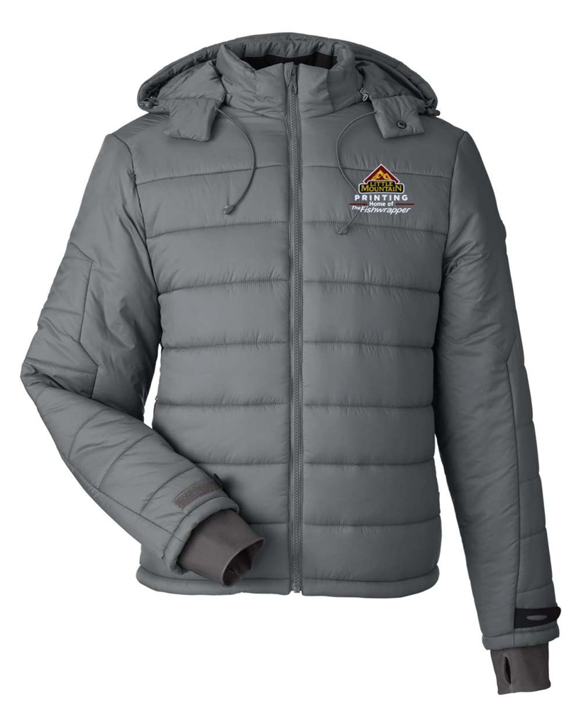 Variant Image for S17933 - Spyder Unisex Summit Challenger jacket - LMP - 3-Color White - Website Little Mountain Printing