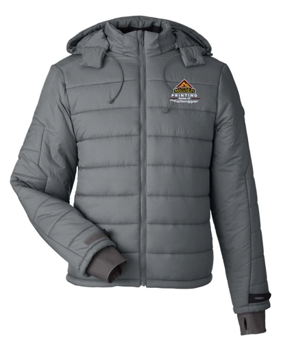 Variant Image for S17933 - Spyder Unisex Summit Challenger jacket - LMP - 3-Color White - Website Little Mountain Printing