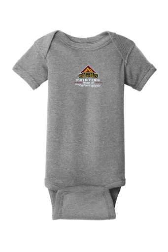 Variant Image for RS4400 - Rabbit Skins Infant Baby Rib Bodysuit - LMP - 3-Color White - Website Little Mountain Printing