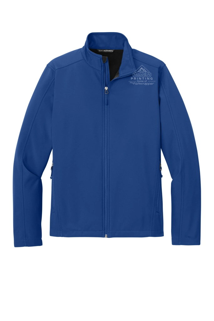 Variant Image for J317 - Port Authority® Core Soft Shell Jacket - LMP - 1 Color - Tone on Tone - Website Little Mountain Printing