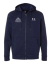 Variant Image for 1373881 - Under Armour Men's Icon Fleece Hooded Full-Zip - LMP - 1 Color - White - Website Little Mountain Printing