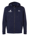 Variant Image for 1373881 - Under Armour Men's Icon Fleece Hooded Full-Zip - FW - 1 Color White - Website Little Mountain Printing