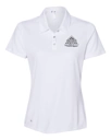 Variant Image for A231 - Adidas Women's Performance Polo - LMP - 1 Color - Black - Website Little Mountain Printing