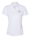 Variant Image for A231 - Adidas Women's Performance Polo - LMP - 1 Color - Tone on Tone - Website Little Mountain Printing