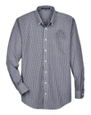 Variant Image for D640 - Devon & Jones Men's Crown Collection® Gingham Check Woven Dress Shirt - LMP - 1 Color - Tone on Tone - Website Little Mountain Printing