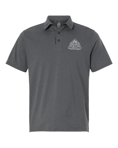 Variant Image for 6009652 - Under Armour Men's Drive Bonded Polo - LMP - 1 Color - White - Website Little Mountain Printing