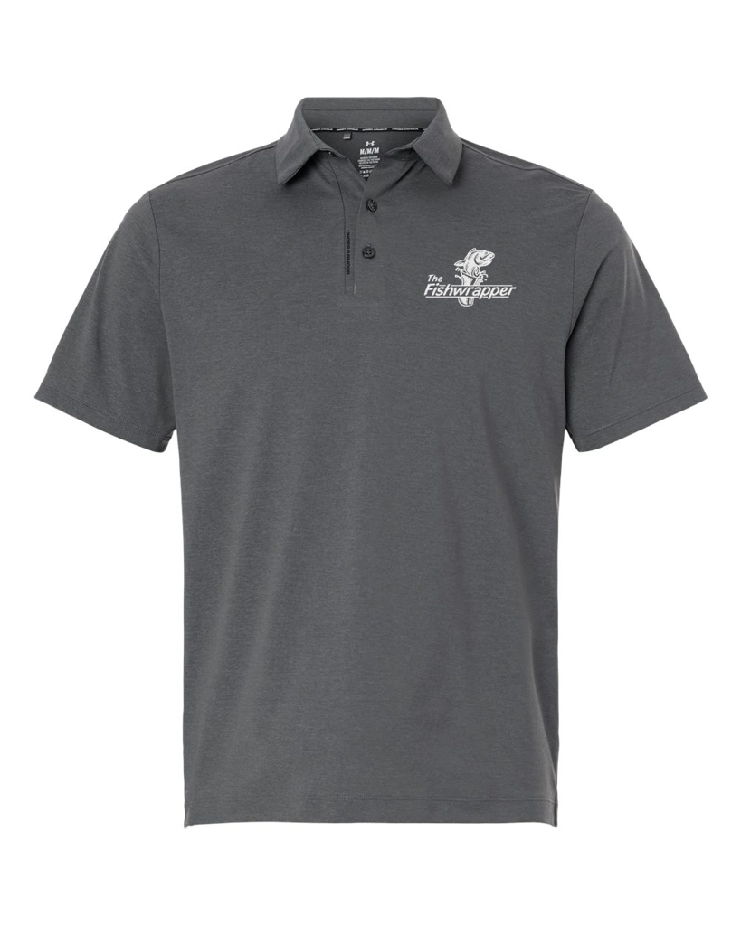 Variant Image for 6009652 - Under Armour Men's Drive Bonded Polo - FW - 1 Color White - Website Little Mountain Printing