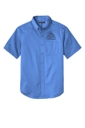 Variant Image for W809 - Port Authority® Short Sleeve SuperPro React™Twill Shirt - LMP - 1 Color - Black - Website Little Mountain Printing