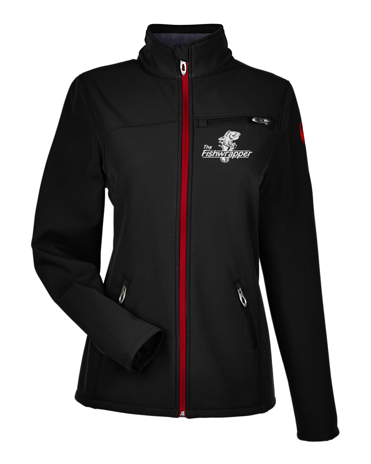 Variant Image for 187337  - Spyder Ladies' Transport Soft Shell Jacket - FW - 1 Color White - Website Little Mountain Printing