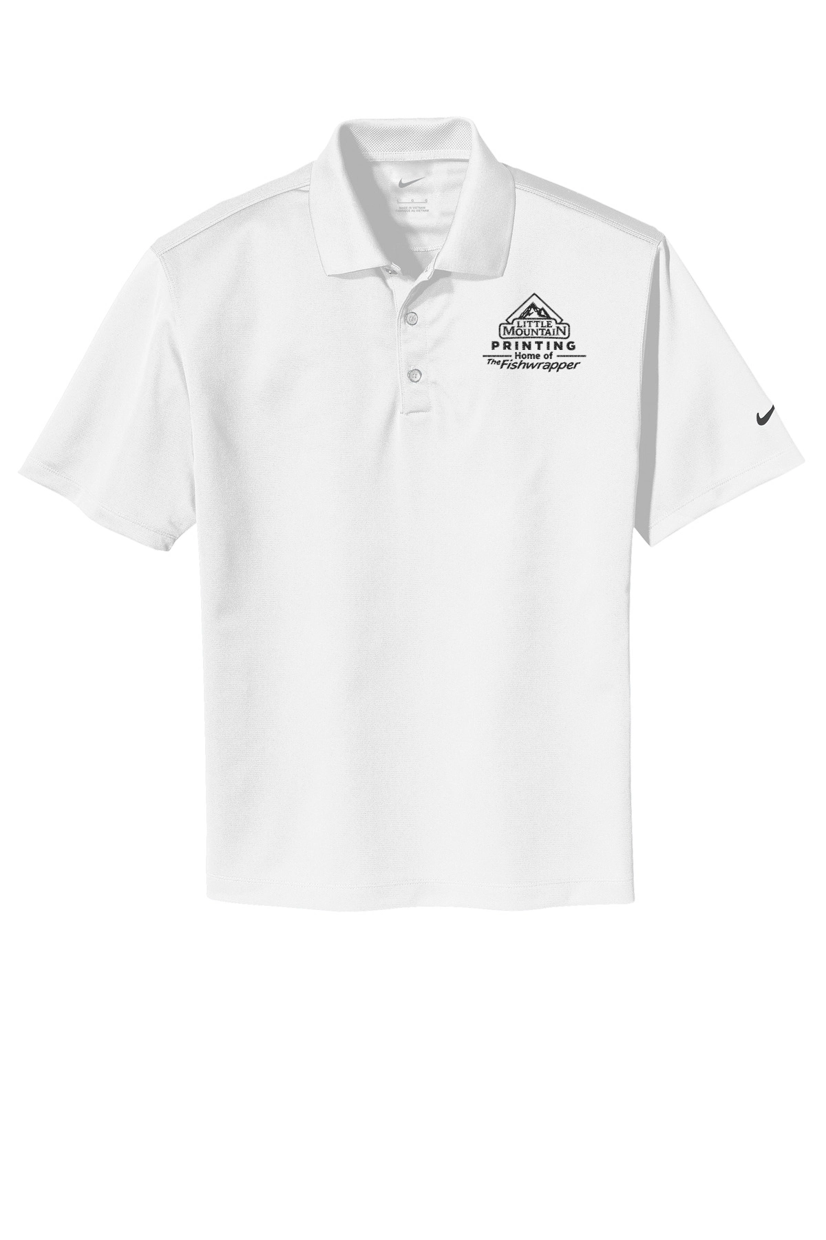 Variant Image for 203690 - Nike Tech Basic Dri-FIT Polo. - LMP - 1 Color - Black - Website Little Mountain Printing