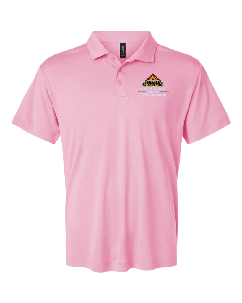 Variant Image for 41800 - AllPro Men's Pro-Lock Performance Polo - LMP - 3-Color White - Website Little Mountain Printing