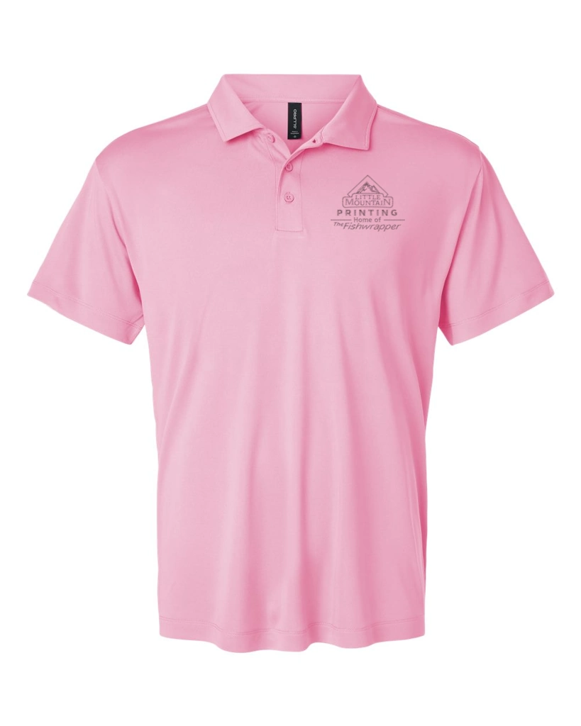 Variant Image for 41800 - AllPro Men's Pro-Lock Performance Polo - LMP - 1 Color - Tone on Tone - Website Little Mountain Printing