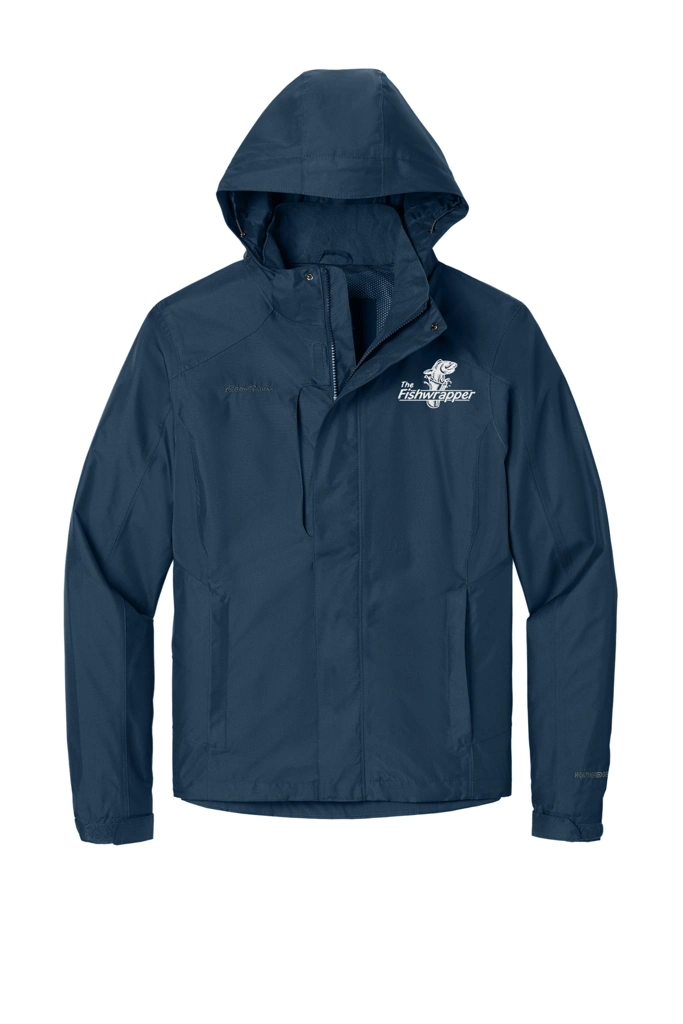 Variant Image for EB550 - Eddie Bauer® Rain Jacket - FW - 1 Color White - Website Little Mountain Printing